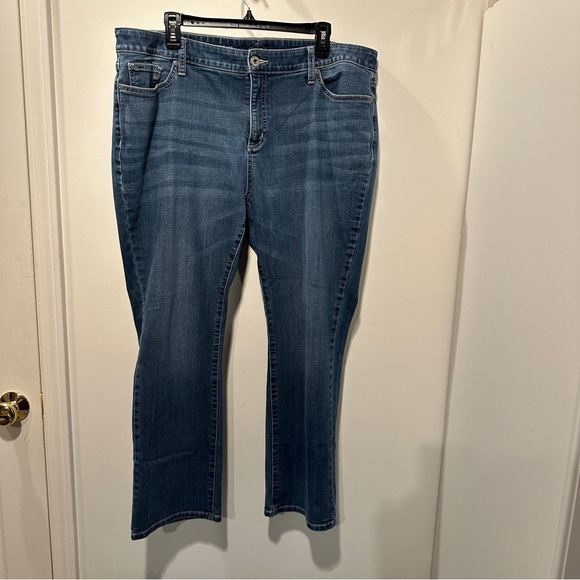 St. John's Bay Denim - St. John's Bay Classic Blue Straight Leg Jeans